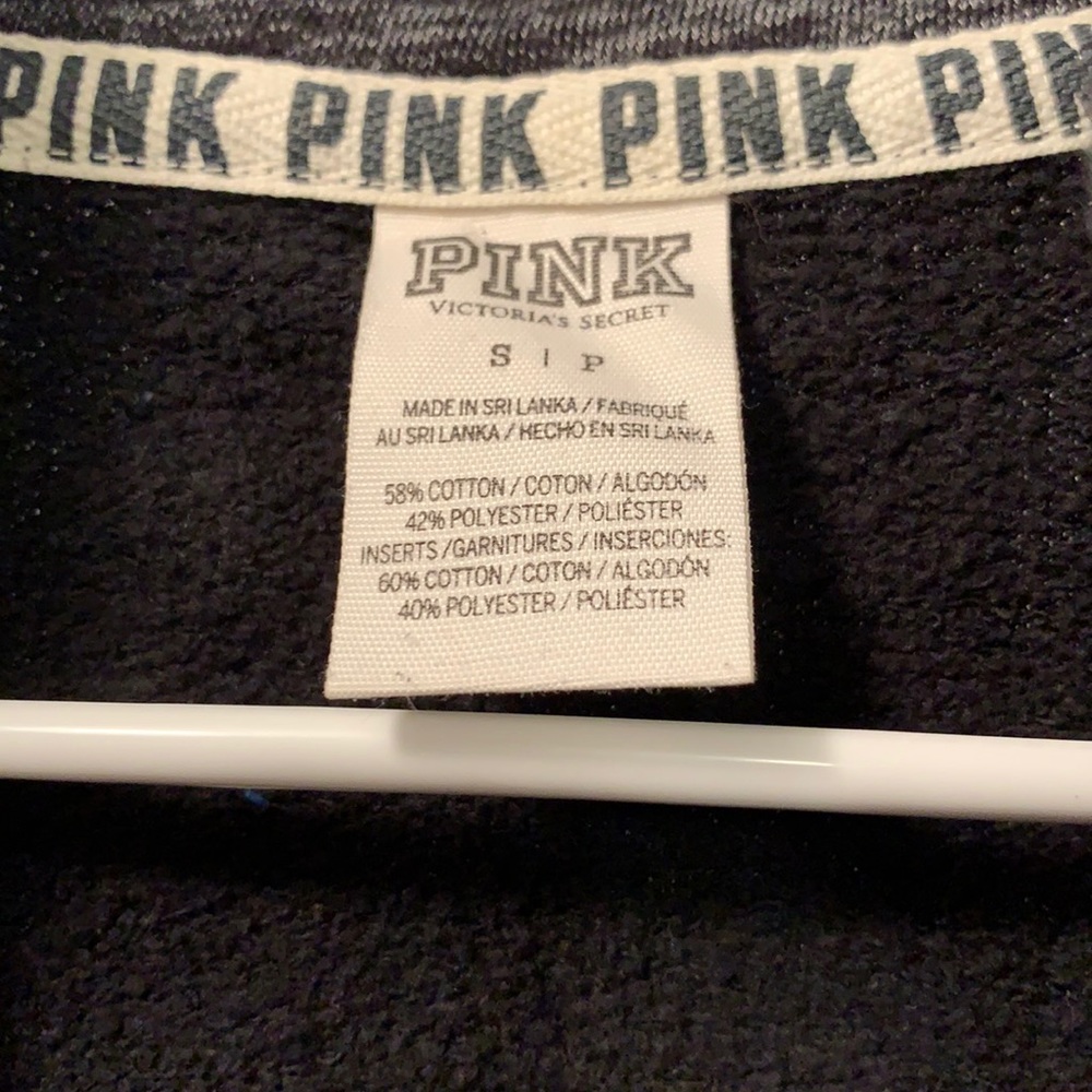 VS Pink sweatshirt.